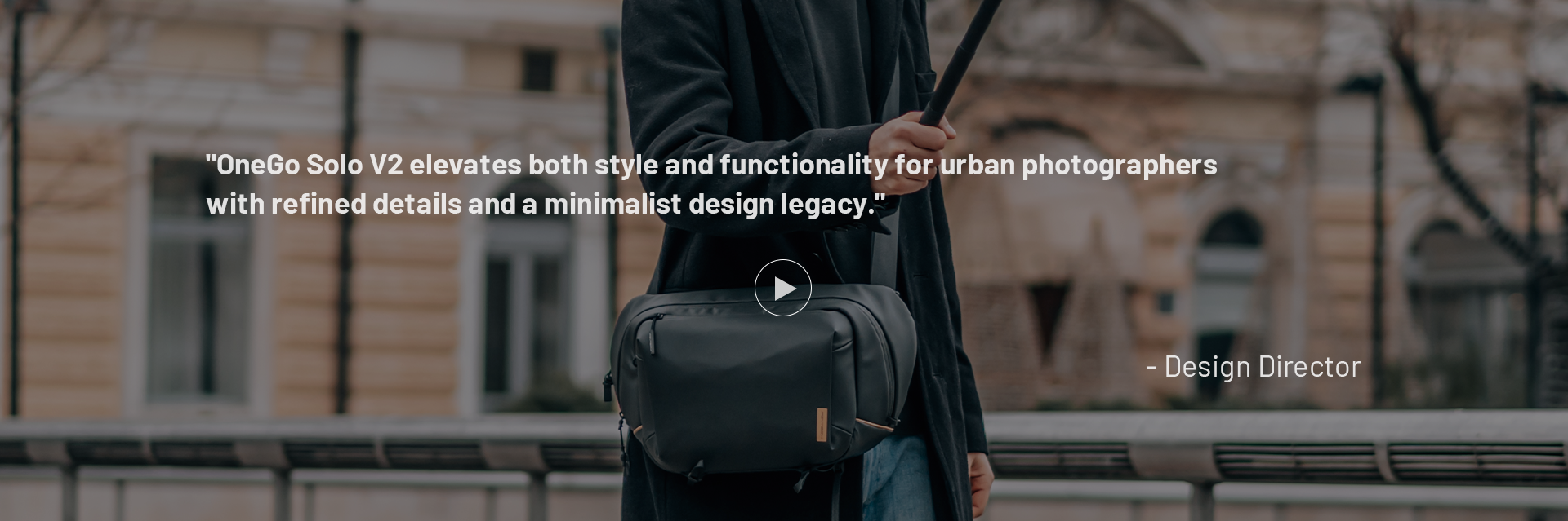 OneMo 2 Backpack - An excellent Photography pack for Adventure Travel